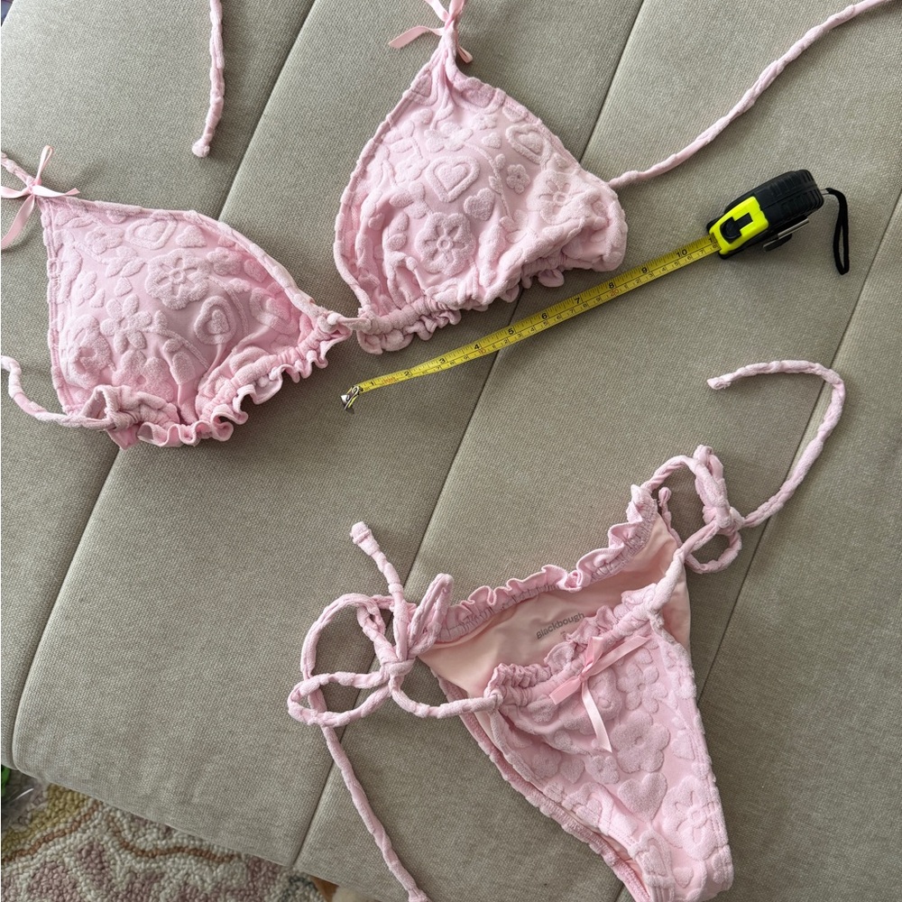Blackbough Pink Terry Cloth / Stretch Bikini